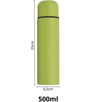 6. 500ML EXCELLENT HOUSEWARE GREEN TRAVEL THERMOS