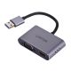 2. UNITEK ADAPTER USB-A - HDMI & VGA, FULLHD, M/F