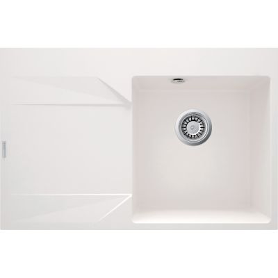 Single-bowl granite sink with drainer - left