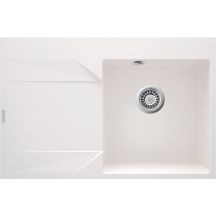 Single-bowl granite sink with drainer - left