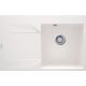 Single-bowl granite sink with drainer - left