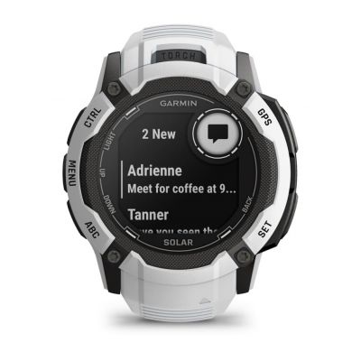 9. Garmin Instinct 2X Solar Whitestone Watch