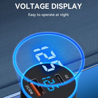 9. Wozinsky WDCCAC USB-C USB-A 36W Car Charger - Black