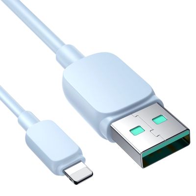 2. Joyroom Multi-Color Series A14 Lightning / USB-A 2.4A 1.2 m cable - blue