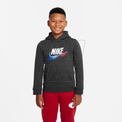 5. Sweatshirt Nike Sportswear SI Fleece PO Hoody Jr FD1197 070