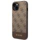 2. Guess 4G Stripe Collection Case for iPhone 14 Plus / 15 Plus 6.7" - Brown
