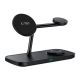3. Tech-Protect QI15W-A45 3in1 Wireless Charger with MagSafe for Apple Devices - Black