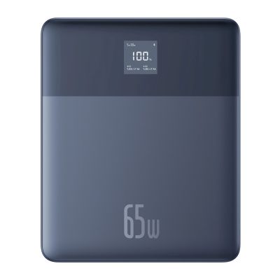 2. Baseus Blade2 12000mAh 65W Power Bank with Digital Display (with Baseus Mini White Series USB-C - USB-C 100W (20V/5A) 50cm Black Cable) - Blue