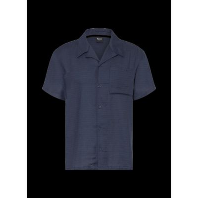 BOSS Vida_Shirt BLU Beach Shirt (50540154-413)