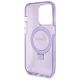 7. Guess Ring Stand Script Glitter MagSafe case for iPhone 14 Pro - purple