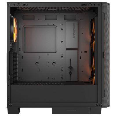 6. COUGAR CGR-5YA6B-RGB Midi Tower PC Case, Black