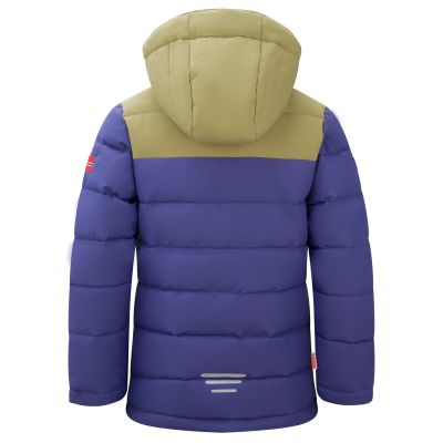 2. Trollkids Girls Gryllefjord Jacket winter insulated jacket with hood, purple (461-154)