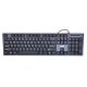 2. IBOX IKMS606 keyboard + mouse set (USB 2.0; (US); black; optical; 800 DPI)