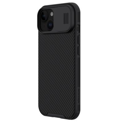 3. Nillkin CamShield Pro Magnetic Case for iPhone 15 Plus with Camera Protector - Black