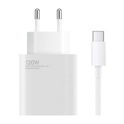 Xiaomi BHR9462EU 120W 6A USB-A Wall Charger with USB-C Cable - White