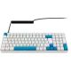2. Sharkoon Skiller SGK50S2 PBT Gaming Keyboard White and Yellow RGB