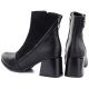 10. Women's insulated ankle boots with a block heel, black M.Daszyński SA269-5