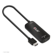 CLUB3D CAC-1336 Cable Adapter 1m HDMI + USB USB Type-C Black