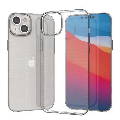 4. Gel case cover for Ultra Clear 0.5mm iPhone 14 Max transparent