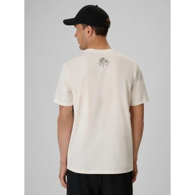 2. Men's regular printed T-shirt 4F 4FRSS26TTSHM4298-11S