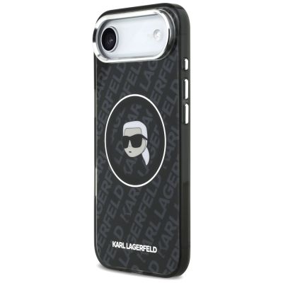 2. Karl Lagerfeld IML Karl Head Logo MagSafe Case for iPhone 17 Air - Black