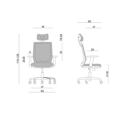 3. Ergonomic ESTA office chair, black
