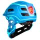 4. Wozinsky Kids Full Face Bike Helmet with USB Rear Light S - Blue