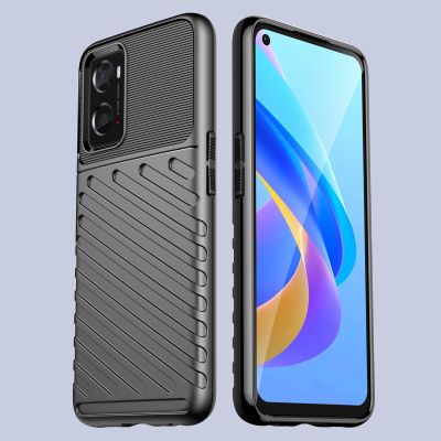 5. Thunder Case flexible armored cover for Oppo A76 / Oppo A36 / Realme 9i black