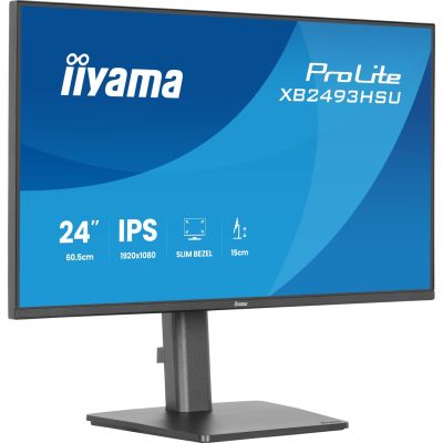 5. iiyama ProLite XB2493HSU-B1 computer monitor 60.5 cm (23.8") 1920 x 1080 px Full HD LED Black