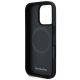 7. Mercedes Textured And Plain Leather MagSafe case for iPhone 16 Pro - black