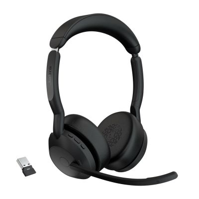 Jabra 25599-989-999 Headphones/Headset Wireless Headband Office/Call Center Bluetooth Charging Base Black