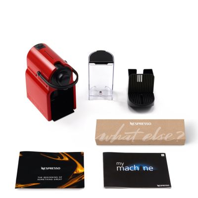 7. Krups Nespresso Inissia XN1005 capsule coffee machine (1260W; red)
