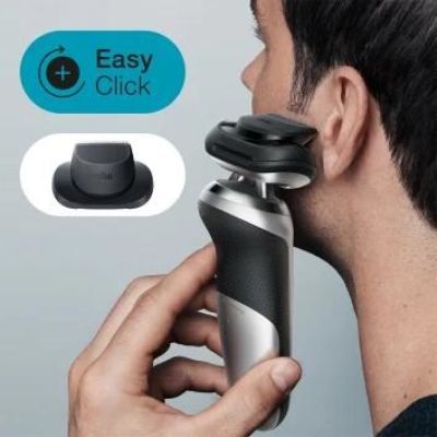 5. Braun Series 7 71-S7200c Foil Shaver Trimmer Black, Silver