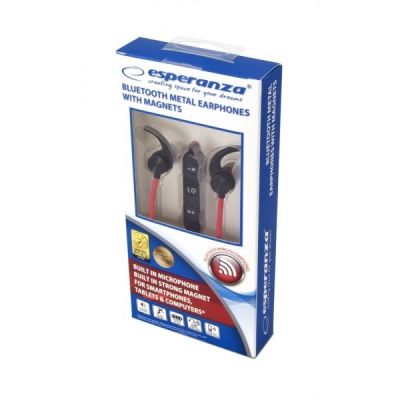 4. ESPERANZA BLUETOOTH EARPHONES METAL BLACK EH186K