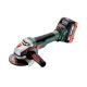 METABO ANGLE GRINDER 125 WVB 18 LTX BL 15-125 QUICK 2x5.5Ah LiHD METABOX