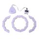 6. Hula hoop HMS HHM14 with magnets, weight and counter purple