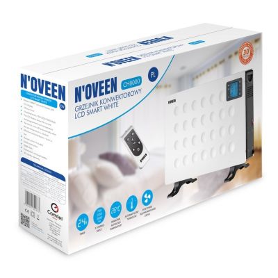 6. NOVEEN CH8000 LCD Smart convector heater, white
