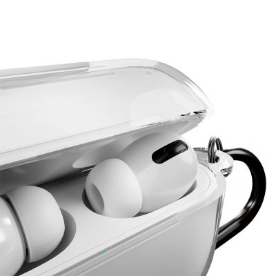 3. Puro 0.3 Nude Case for AirPods Pro 3 - Transparent