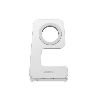 5. Joyroom JR-W18 inductive charger holder for smartwatches - silver