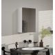 3. POLA BATHROOM CABINET 1 DOOR MIRROR WHITE