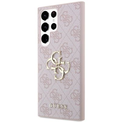 2. Guess GUHCS23L4GMGPI S23 Ultra S918 pink/pink hardcase 4G Big Metal Logo