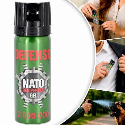 PEPPER SPRAY NATO DEFENCE GEL 2MLN CONE 50ML 41050-C SHARG