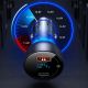 8. Baseus Particular 65W USB-A USB-C QC PPS Car Charger with Digital Display - Dark Gray