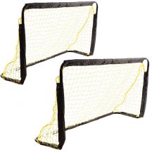 SET OF 2 FOOTBALL GOALS WITH NET 120x70x40CM ENERO