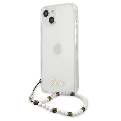 2. Guess GUHCP13MKPSWH iPhone 13 6.1" Transparent hardcase White Pearl
