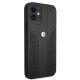 4. BMW Leather Curve Perforate Case for iPhone 12 mini - Black