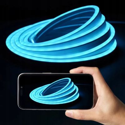 3. Vention Silicone Neon LED Strip with IR Remote Control, USB 5V Power Supply, 2m