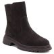 Women's leather ankle boots suede chocolate Sergio Leone BT-27