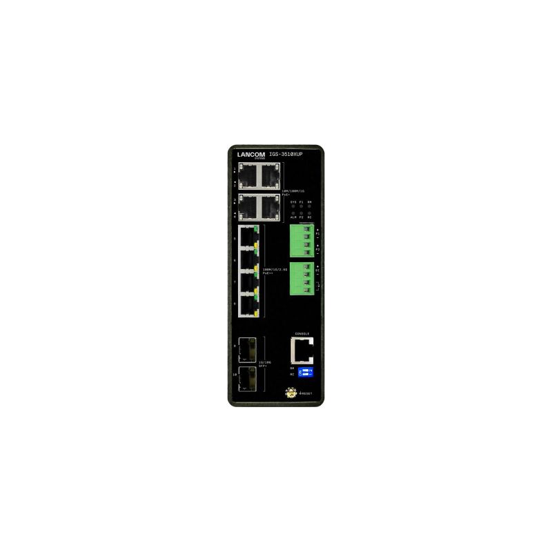LANCOM IGS-3510XUP Managed L3 2.5G Ethernet (100/1000/2500) PoE Support Black