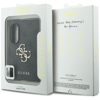 7. Guess Big 4G Logo Case for Samsung Galaxy Z Fold 8 - Black